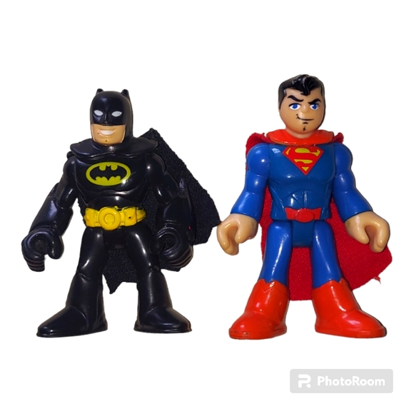 DC Comics Other - Imaginext DC Super Friends Series DC Comics Batman + superman 3" Action Figures